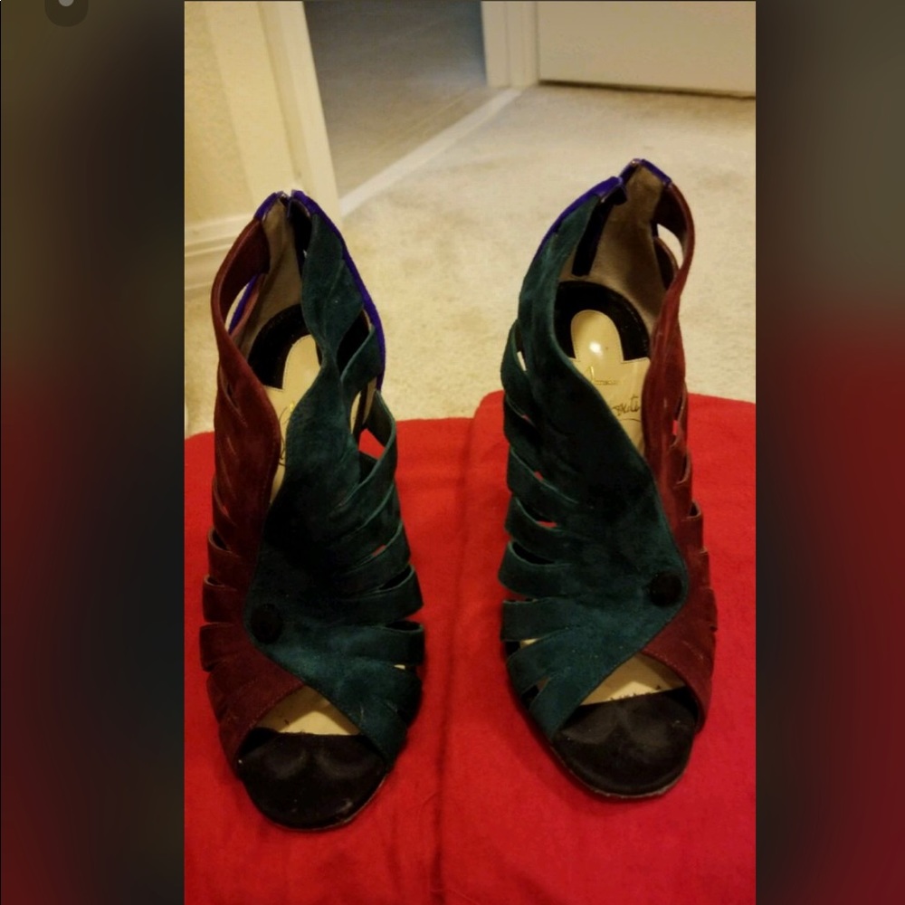 **SOLD** Louboutin Caged Heels 👠 / Booties - Picture 3 of 8